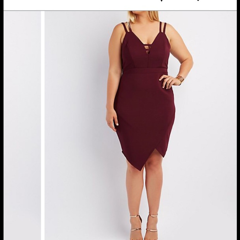 Charlotte Russe Plus Size 1X Bodycon Dress